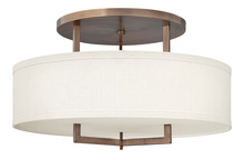 Hinkley Merchant 3211BR - Large Semi-Flush Mount