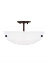  7715202-710 - Two Light Semi-Flush Convertible Pendant