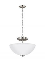  77160-962 - Two Light Semi-Flush Convertible Pendant