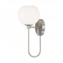  652111BN-548 - 1-Light Circular Globe Sconce in Brushed Nickel