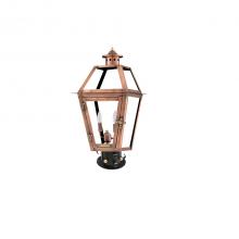  OL-18E_CT/PM - Two Light Post Mount w/Column Top