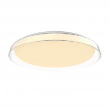  FM43121-CL-5CCT - Hampton 21-in Clear LED Flush Mount