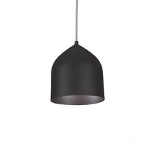  PD9108-BK/BK - Helena 8-in Black/Black LED Pendant