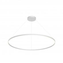  PD87160-WH-UNV-010 - Cerchio 60-in White LED Pendant