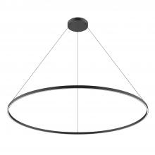  PD87172-BK-UNV-010 - Cerchio 72-in Black LED Pendant