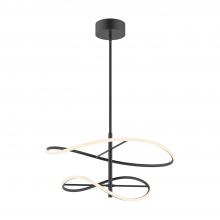  PD96424-BK-UNV - Collide 24-in Black LED Pendant