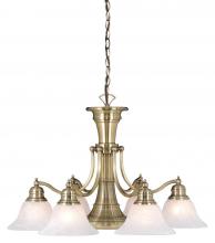  CH30307A - Standford 7L Chandelier Antique Brass