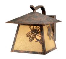  OW50593OA - Whitebark 9.25-in Outdoor Wall Light Olde World Patina