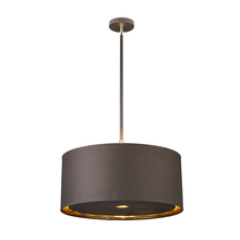  EL/BALANCE/PB - Modern Balance Brown and Polished Brass Pendant