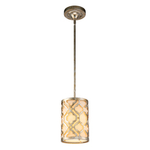  GN/ARABELLA/MP-S - Arabella Kitchen Metal Weathered Silver Mini Pendant to semi flush By Lucas McKearn