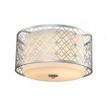  FM1185LS-2 - Ziggy Flush Mount in Laquered Silver