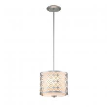  PD1185LS-1 - Ziggy Mini Pendant in Laquered Silver