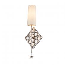  SC10500S-1 - Star 1 Light Silver Sconce