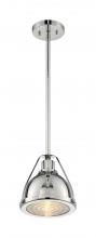  60/7211 - Barbett - 1 Light Pendant with Fresnel Glass - Polished Nickel Finish