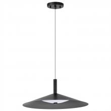  62/2073 - Corrine; 18 Inch LED Pendant; Matte Black; 3K/4K/5K CCT Selectable