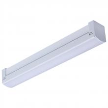  65/1222 - LED 1 Foot Connectable Strip Light; 10 Watts; 27K/30K/35K/40K/50K CCT Selectable; White Finish; 120