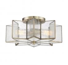  M60004NB - 2-Light Ceiling Light in Natural Brass