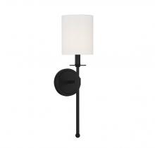  M90057MBK - 1-Light Wall Sconce in Matte Black