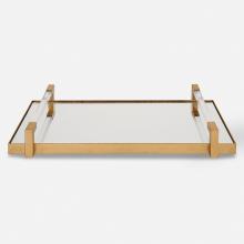  18083 - Uttermost Deki Gold Mirrored Tray