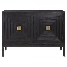  24916 - Uttermost Aiken Dark Walnut 2 Door Cabinet