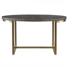  25198 - Uttermost Taja Walnut Oval Desk