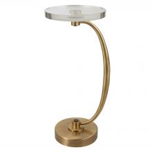  25227 - Uttermost Waveney Brass Drink Table