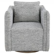  23820 - Uttermost Corben Blue Swivel Chair