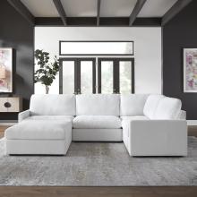  23854-C - Uttermost Refuge Arctic White Corner Sofa