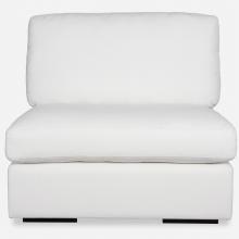  23854-A - Refuge Armless Arctic White Sofa