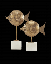  1200-0513 - Cici Brass Fish Set of 2