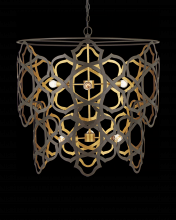 Currey 9000-1106 - Mauresque Medium Bronze & Gold Chandelier