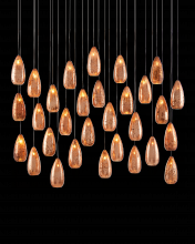  9000-0907 - Rame 30-Light Linear Multi-Drop Pendant