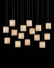  9000-0892 - Daze 15-Light Linear Multi-Drop Pendant