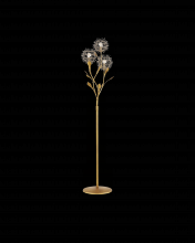  8000-0137 - Dandelion Silver & Gold Floor Lamp