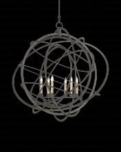  9488 - Genesis Black Orb Chandelier